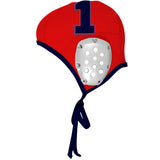 D1 - MASTER DESIGN (Goalie WHITE)- #'s Outlined - Water Polo Cap