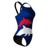 TRI CHI WALK AND RUN Dolphin - Classic Strap Swimsuit