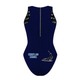 Coquitlam Sharks TAS 23 - Women Waterpolo Swimsuit Classic Cut