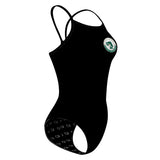 Gators Solid Black - Skinny Strap Swimsuit