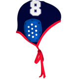 D1 NAVY - MASTER DESIGN - #'s Outlined - Water Polo Cap