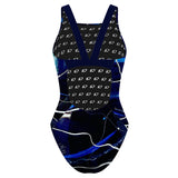 Red deer Marlins - Classic Strap Swimsuit