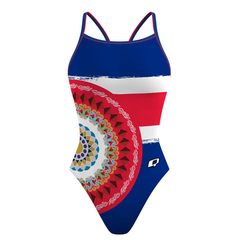Costa Rica Carreta - Skinny Strap Swimsuit