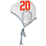 Canada UWH White FV - Water Polo Cap