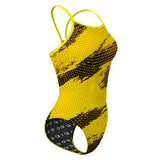 Doodle yellow - Skinny Strap