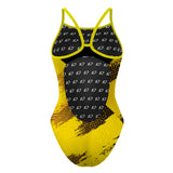 Doodle yellow - Skinny Strap
