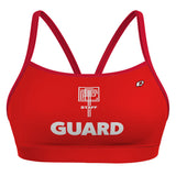 RFTC River Front GUARD Red FV - Classic Sports Bikini Top