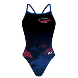 TRI CHI WALK AND RUN Dolphin FV - Skinny Strap Swimsuit