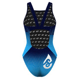 Floats to Strokes - Classic Strap Swimsuit