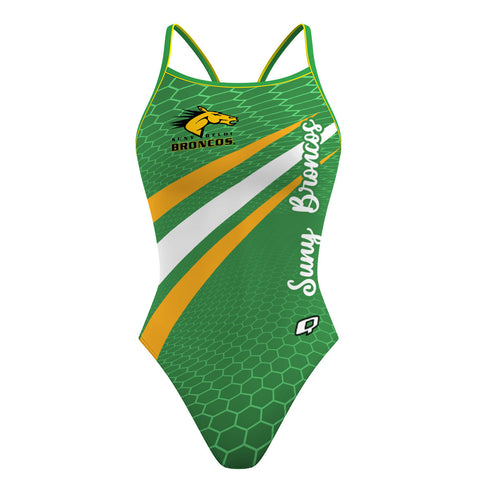 Suny Broncos - Skinny Strap Swimsuit