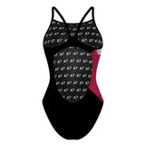 Piratas KN Swim Red - Skinny Strap Swimsuit