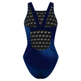 Langley Flippers Flags - Classic Strap Swimsuit