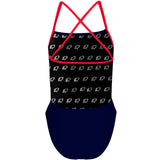 Costa Rica Flag - Kisha X - "X" Back Swimsuit