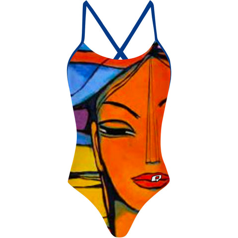 Tieback Naranja - Tieback One Piece Swimsuit