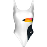 Becca high hip toucan 4 - High Hip One Piece Swimsuit