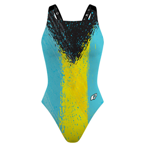 Bahamas with logo - Classic Strap Swimsuit