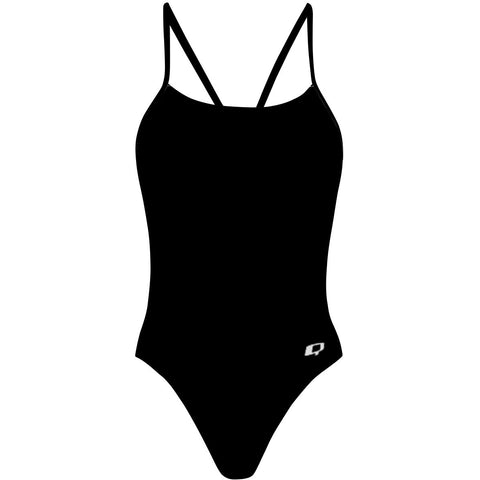 Becca solid black Y back - "Y" Back Swimsuit