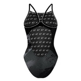 Doodle Black - Skinny Strap