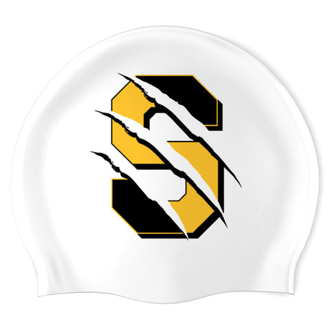 Savannah Swim Team - Swimoutlet PO22834598 (White/2) - Custom Silicon Swimcap
