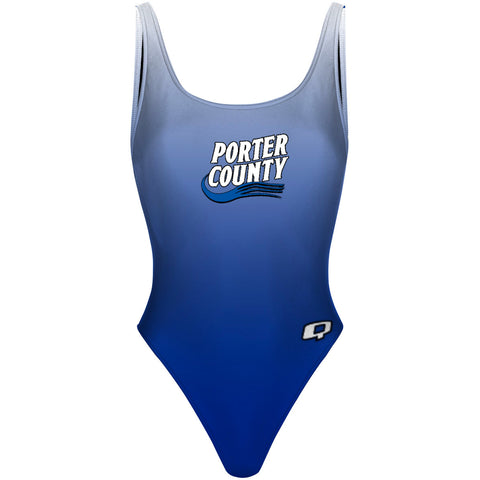Porter County - High Hip One Piece Swimsuit