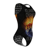 Climate Strike - Women Waterpolo Swimsuit Classic Cut