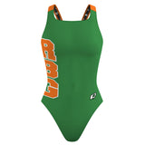 RBG Gilker E. Kare RBG text wave - Classic Strap Swimsuit