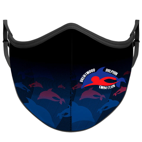Brentwood Dolphin Swim Team - Face Mask