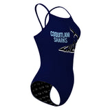 Coquitlam Sharks TAS 23 - Skinny Strap Swimsuit