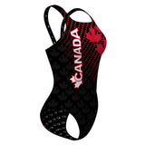 Canada UWH Black FV - Classic Strap Swimsuit
