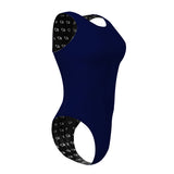 AnaLu - Solid Navy - Size 28 - Women's Waterpolo Swimsuit Cheeky Cut