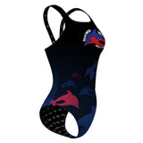 Brentwood Dolphin Swim Team FV - Classic Strap Swimsuit
