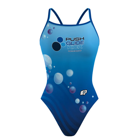 Push Glide Kick - Sunback Tank Swimsuit