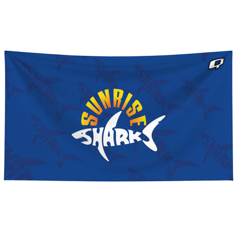 Sunrise Sharks FV - Microfiber Swim Towel