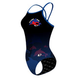 Brentwood Dolphin Swim Club_ Swimoutlet - Skinny Strap Swimsuit