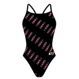 RBG logos - Skinny Strap Swimsuit