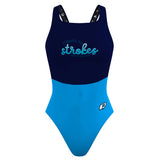 Floats to Strokes - Classic Strap Swimsuit
