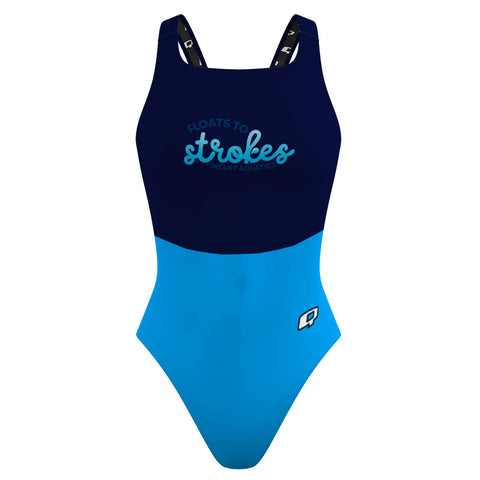 Floats to Strokes - Classic Strap Swimsuit