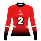 ASBAVOL Monica v.1.1 - Women's Surf UPF50+ Long Sleeve Rash Guard