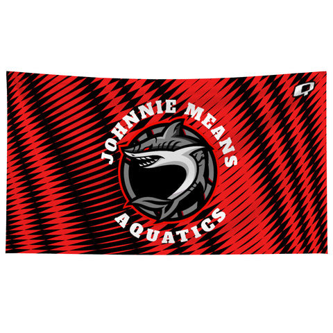 Johnnie Means Aquatics Tigersharks FV1 - Microfiber Swim Towel