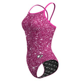 Pink Glitter Bomb - Skinny Strap