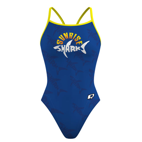 Sunrise Sharks - Skinny Strap Swimsuit