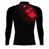 Canada UWH Black FV - Men's Surf UPF50+ Long Sleeve Rash Guard