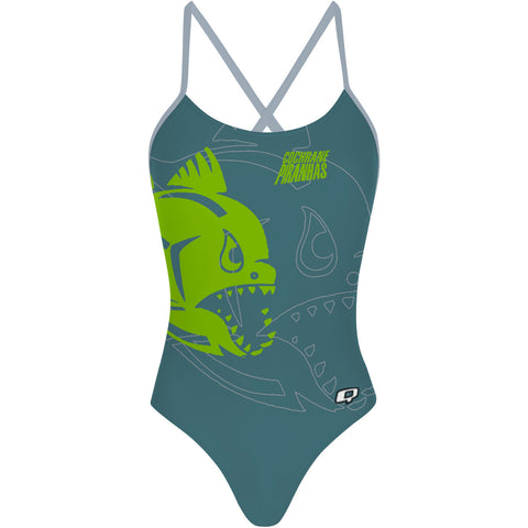 Cochrane Piranhas 2024 - Tieback One Piece Swimsuit