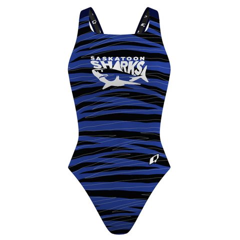 Saskatoon Sharks - Classic Strap Swimsuit