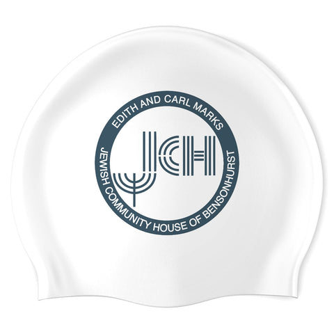 Jewish Community - Swimoutlet 22770550 (WH/2) - Custom Silicon Swimcap