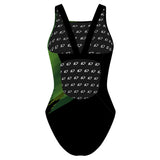 Kelowna Black - Classic Strap Swimsuit