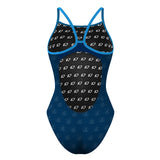 Strathmore Silver Sharks - Skinny Strap Swimsuit