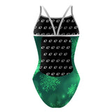 Push Glide Kick Christmas - Sunback Tank Swimsuit