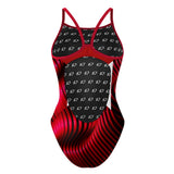 Twisting Red - Skinny Strap