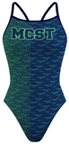 Martinez Community Swim Team MCST - Skinny Strap Swimsuit